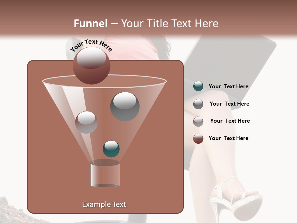 Nature Carefree Computer PowerPoint Template