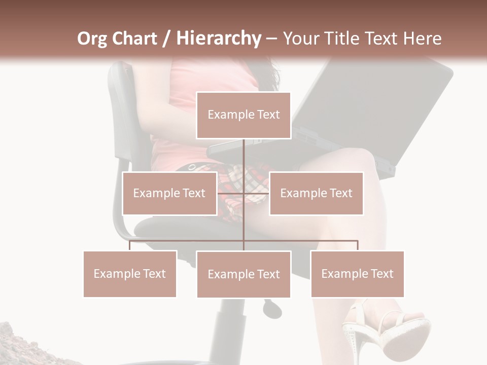 Nature Carefree Computer PowerPoint Template