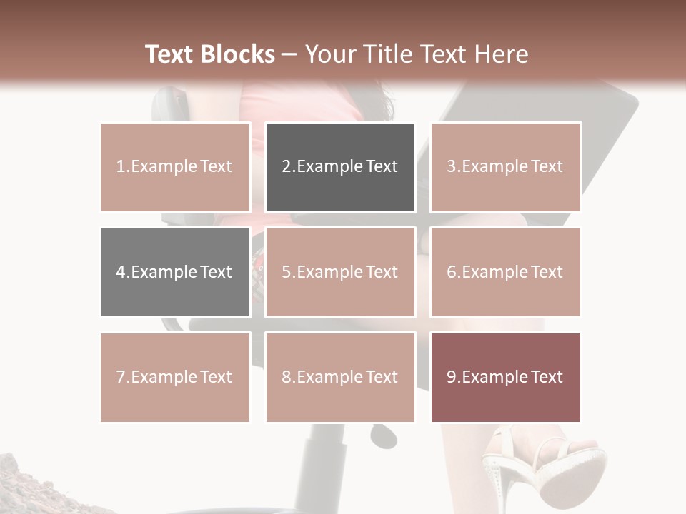 Nature Carefree Computer PowerPoint Template