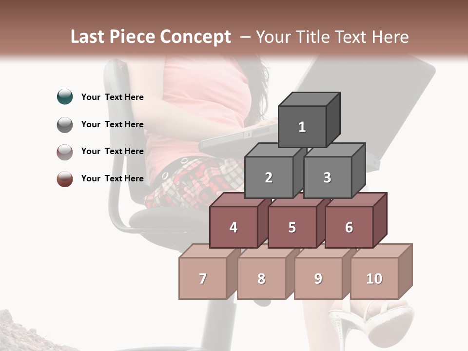 Nature Carefree Computer PowerPoint Template