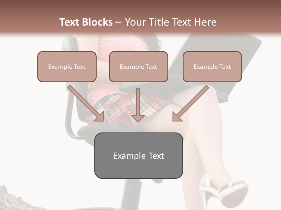 Nature Carefree Computer PowerPoint Template