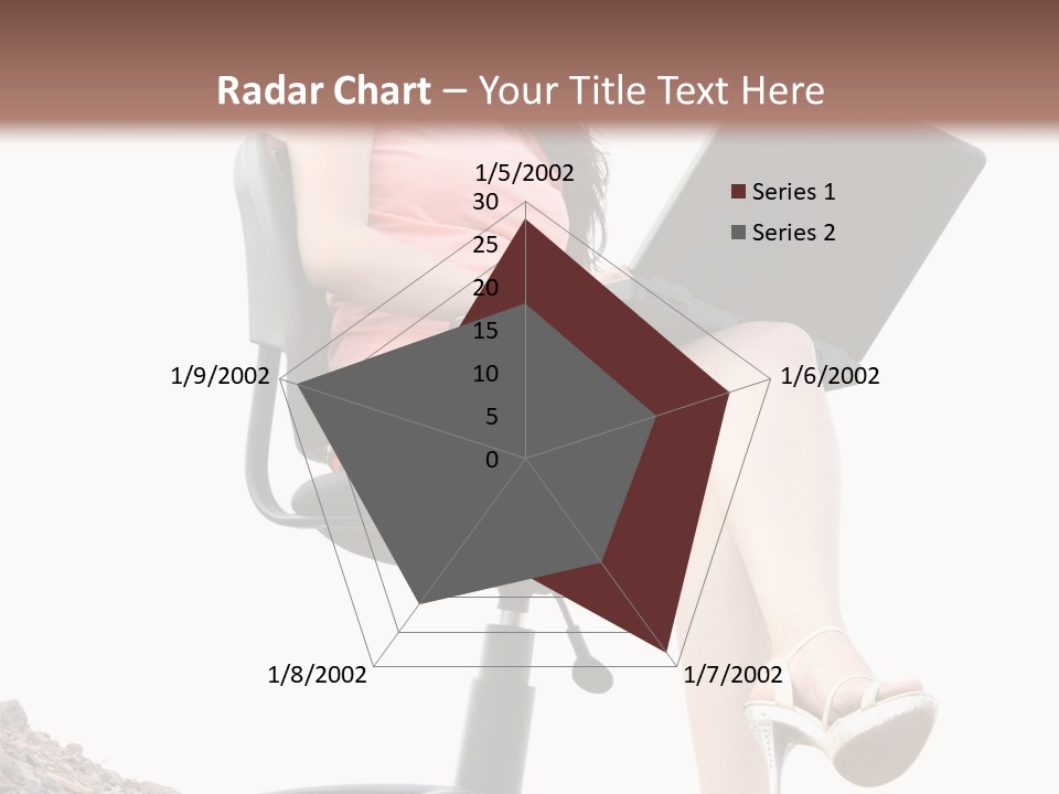 Nature Carefree Computer PowerPoint Template