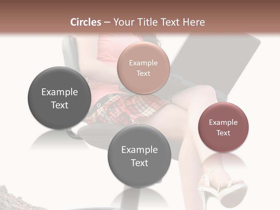 Nature Carefree Computer PowerPoint Template