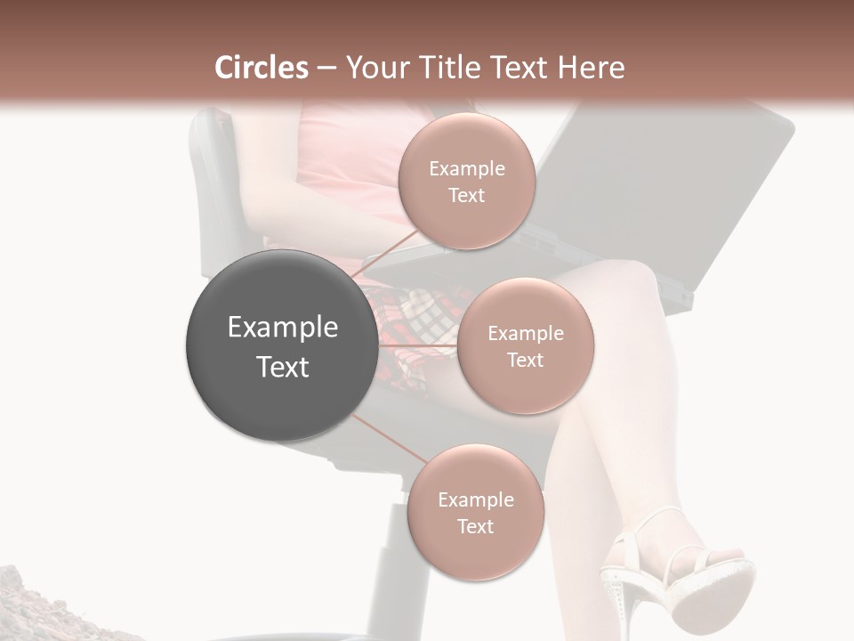 Nature Carefree Computer PowerPoint Template