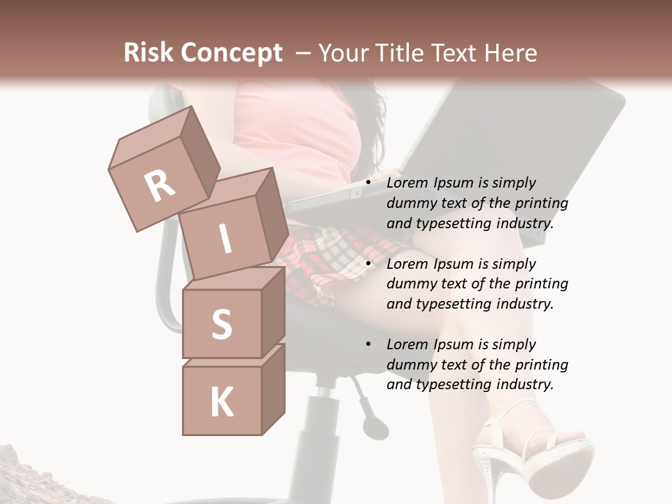 Nature Carefree Computer PowerPoint Template