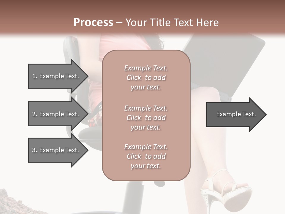 Nature Carefree Computer PowerPoint Template