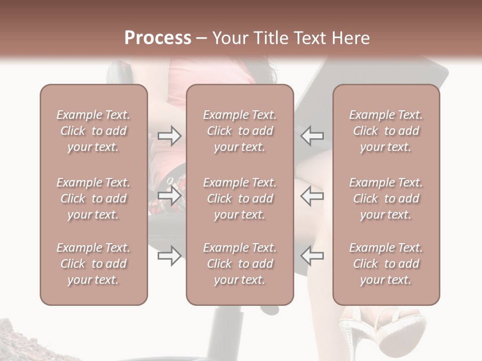Nature Carefree Computer PowerPoint Template