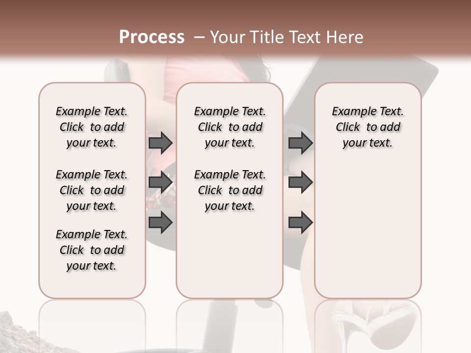 Nature Carefree Computer PowerPoint Template