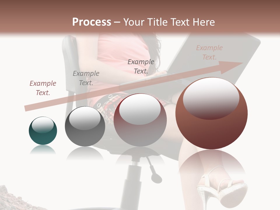 Nature Carefree Computer PowerPoint Template