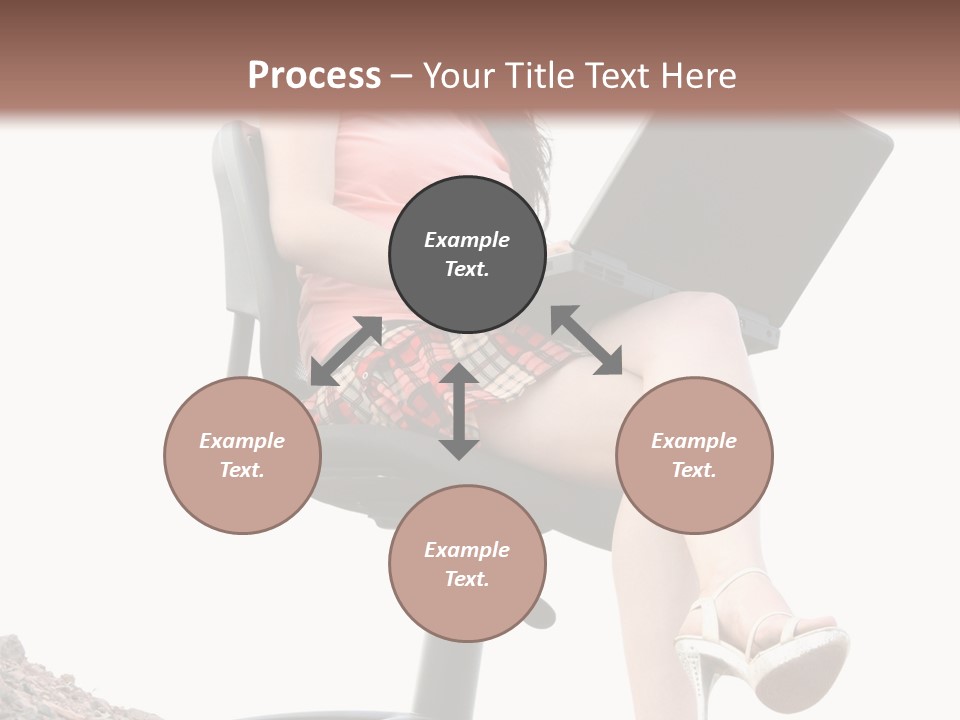Nature Carefree Computer PowerPoint Template