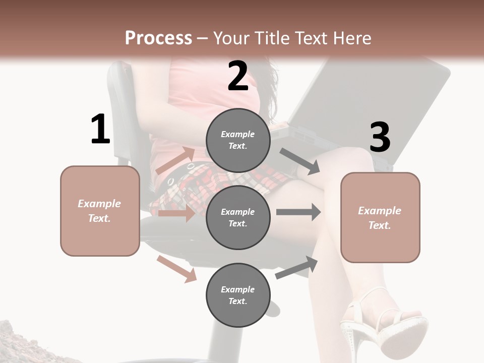 Nature Carefree Computer PowerPoint Template