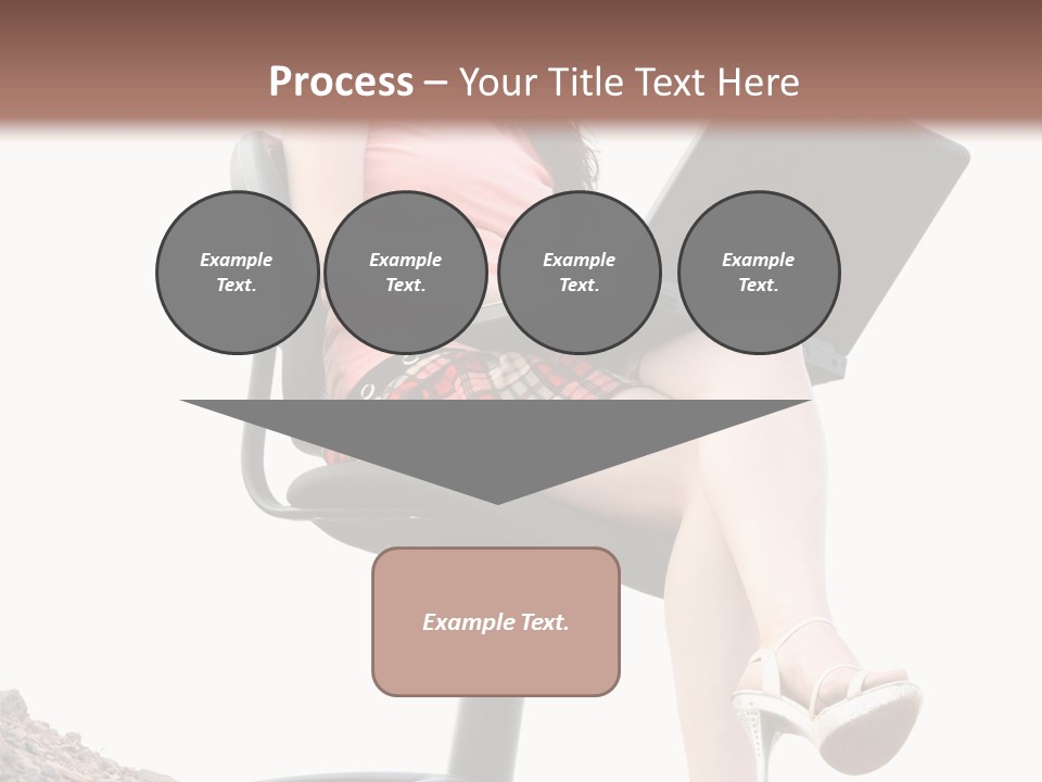 Nature Carefree Computer PowerPoint Template