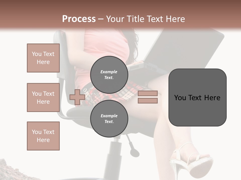 Nature Carefree Computer PowerPoint Template