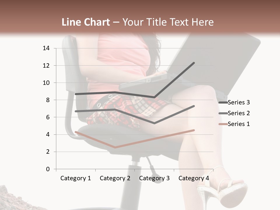 Nature Carefree Computer PowerPoint Template