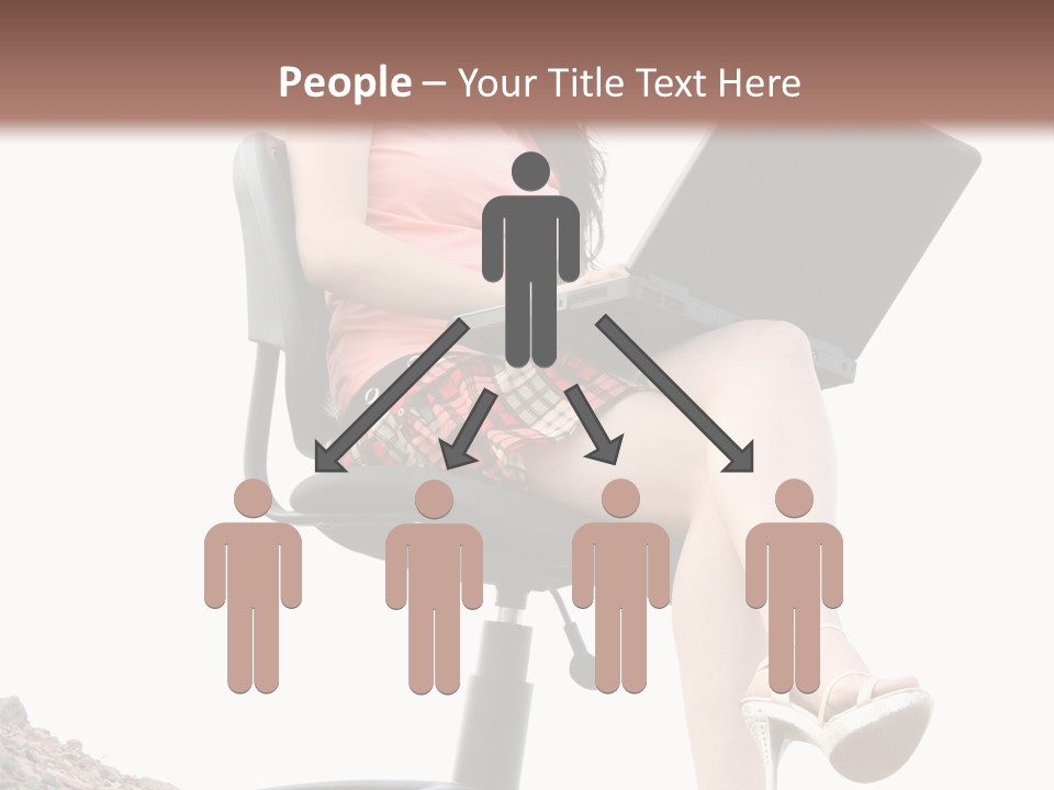 Nature Carefree Computer PowerPoint Template