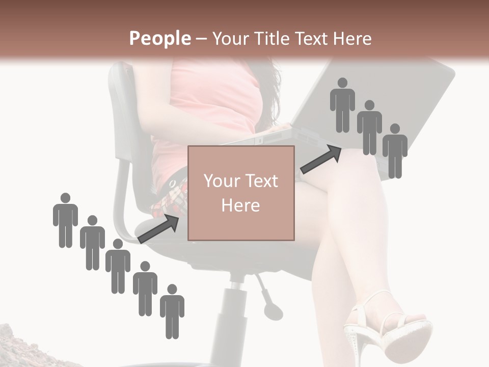 Nature Carefree Computer PowerPoint Template