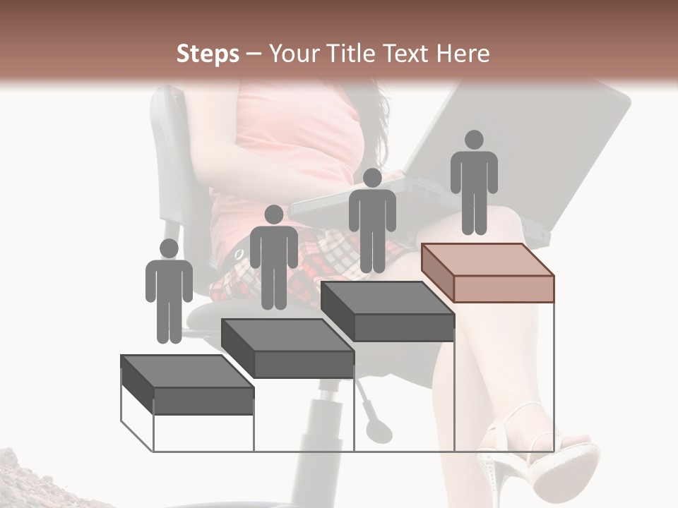 Nature Carefree Computer PowerPoint Template