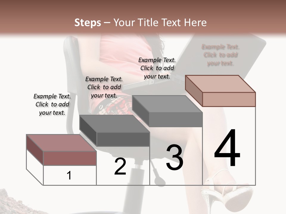 Nature Carefree Computer PowerPoint Template