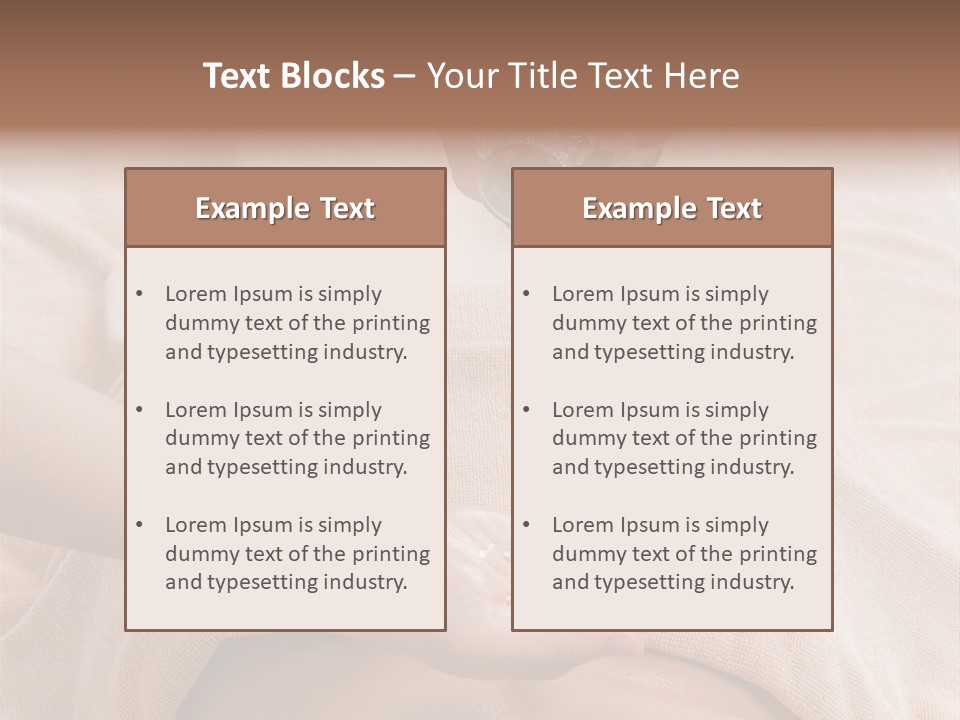 Health Care Attractive Therapy PowerPoint Template