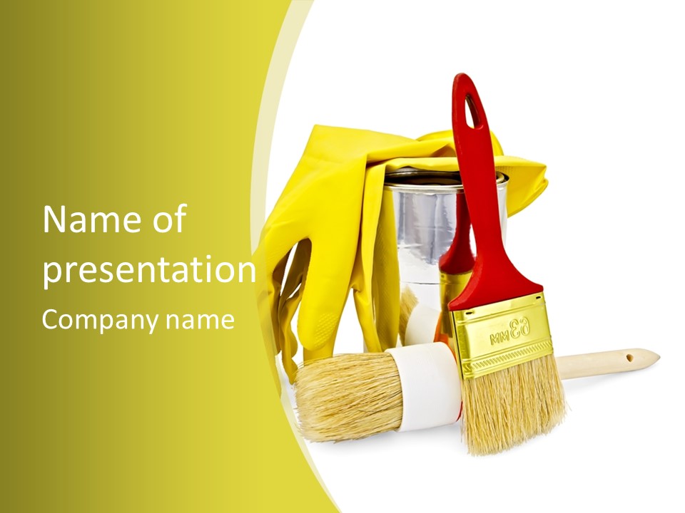 Jar Protective Red PowerPoint Template