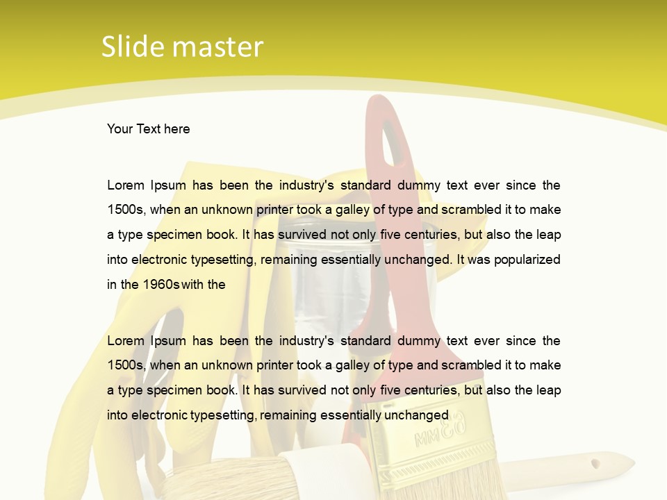 Jar Protective Red PowerPoint Template