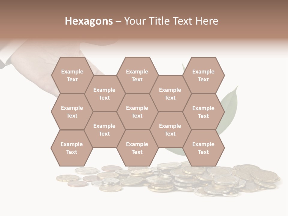 Man Currency Reforestation PowerPoint Template