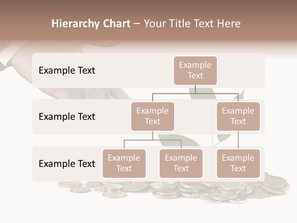 Man Currency Reforestation PowerPoint Template
