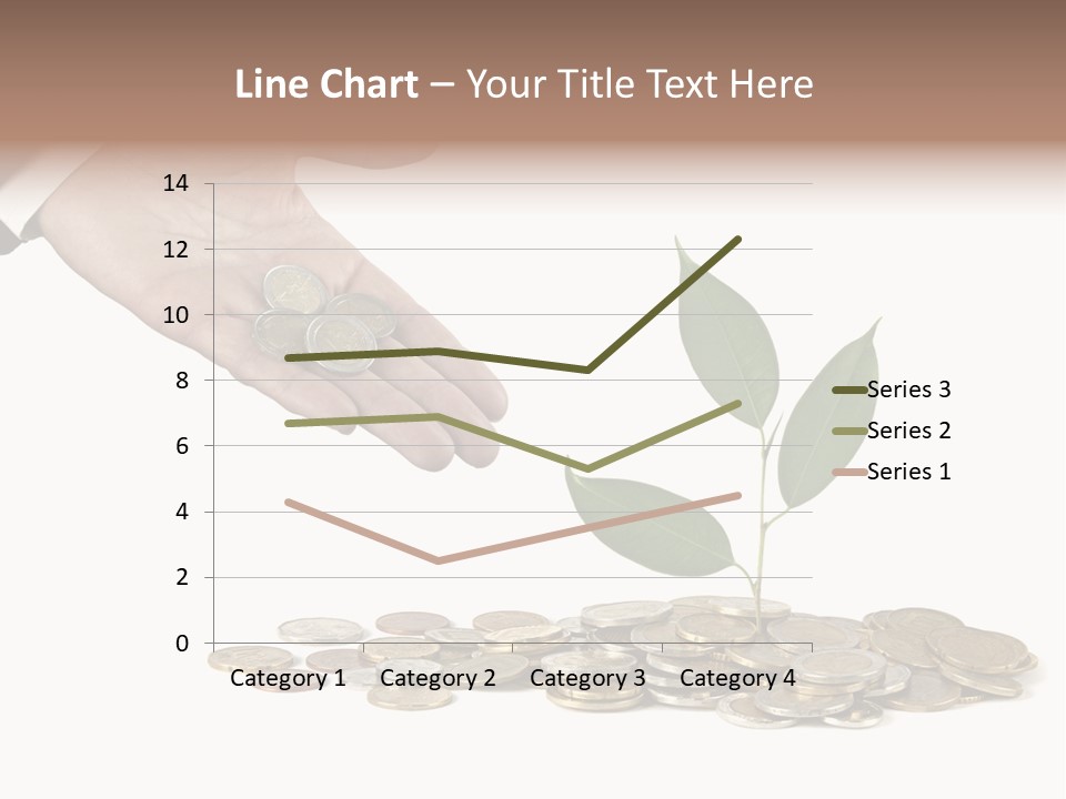 Man Currency Reforestation PowerPoint Template