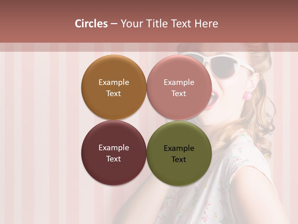 Expressive Pop Sunglasses PowerPoint Template