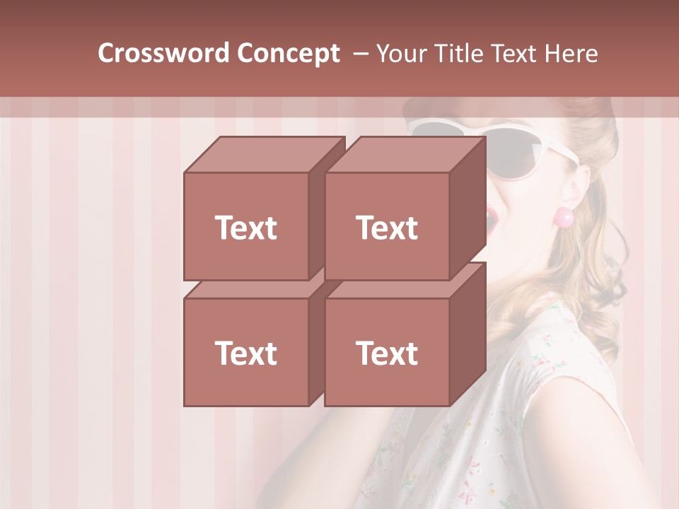 Expressive Pop Sunglasses PowerPoint Template