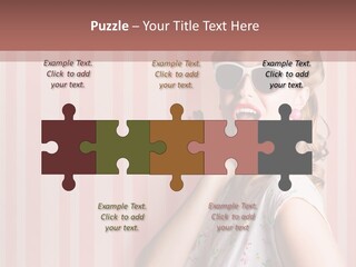 Expressive Pop Sunglasses PowerPoint Template