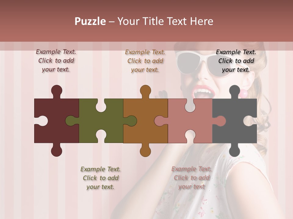 Expressive Pop Sunglasses PowerPoint Template
