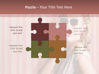 Expressive Pop Sunglasses PowerPoint Template