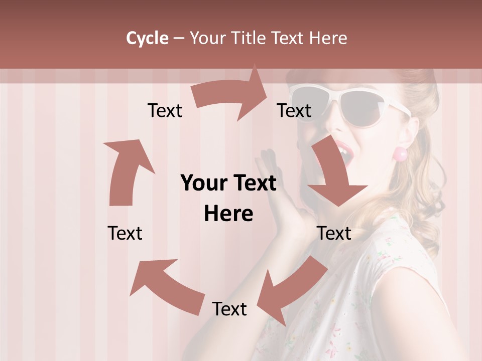 Expressive Pop Sunglasses PowerPoint Template