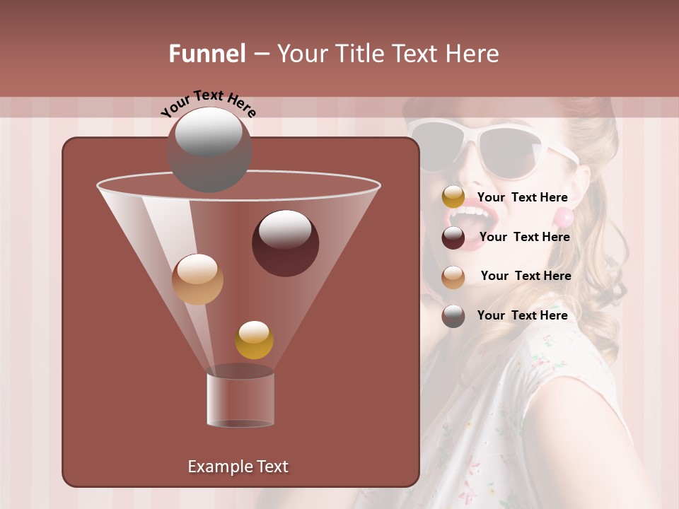 Expressive Pop Sunglasses PowerPoint Template