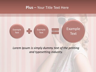 Expressive Pop Sunglasses PowerPoint Template