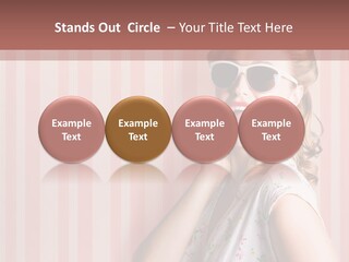 Expressive Pop Sunglasses PowerPoint Template