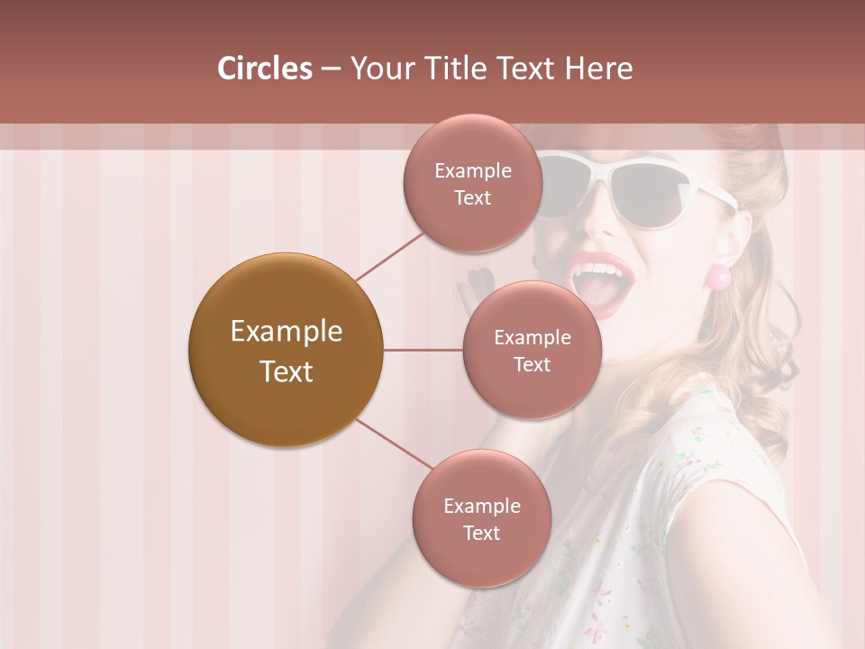 Expressive Pop Sunglasses PowerPoint Template