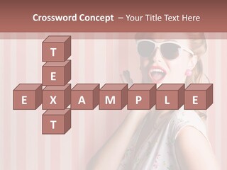 Expressive Pop Sunglasses PowerPoint Template
