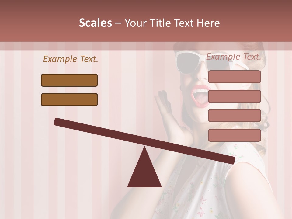 Expressive Pop Sunglasses PowerPoint Template