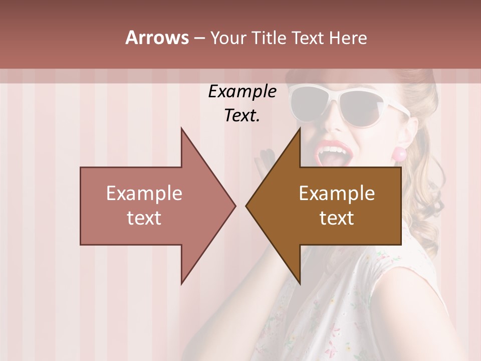 Expressive Pop Sunglasses PowerPoint Template
