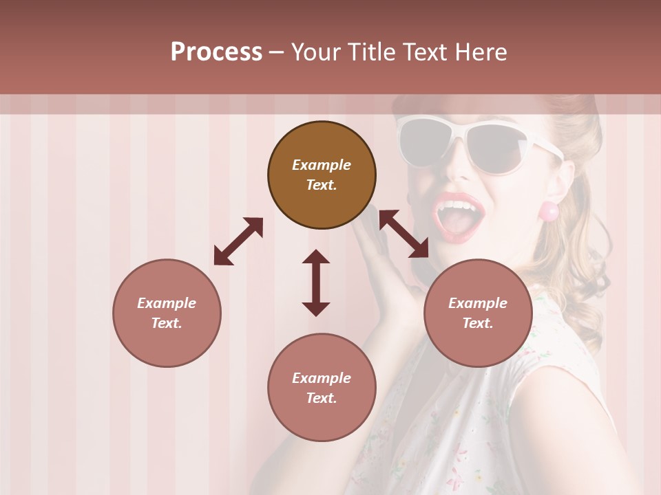 Expressive Pop Sunglasses PowerPoint Template