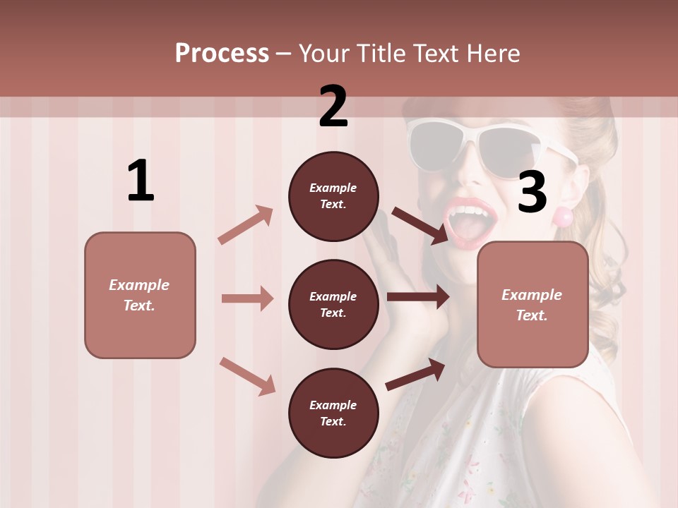 Expressive Pop Sunglasses PowerPoint Template