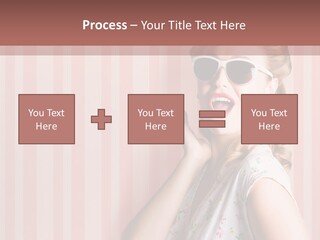 Expressive Pop Sunglasses PowerPoint Template