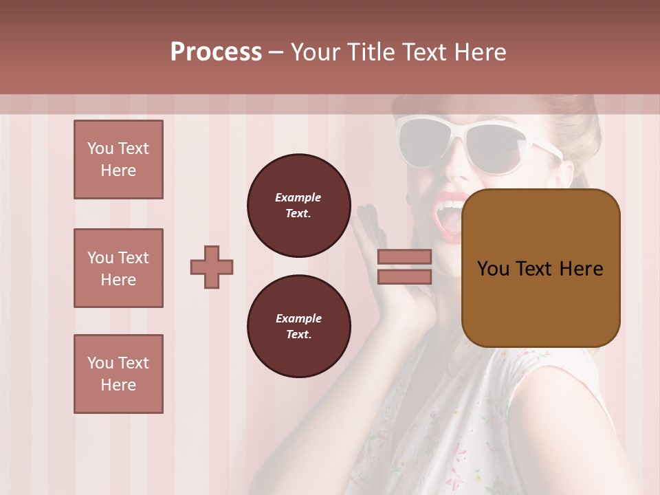 Expressive Pop Sunglasses PowerPoint Template