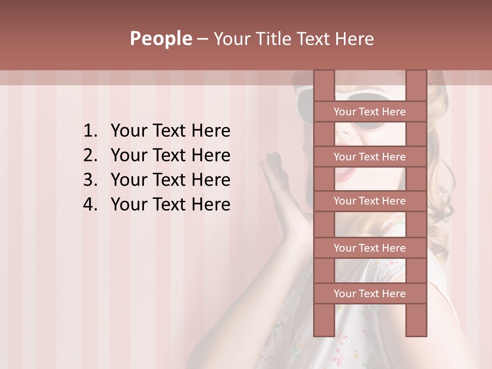 Expressive Pop Sunglasses PowerPoint Template
