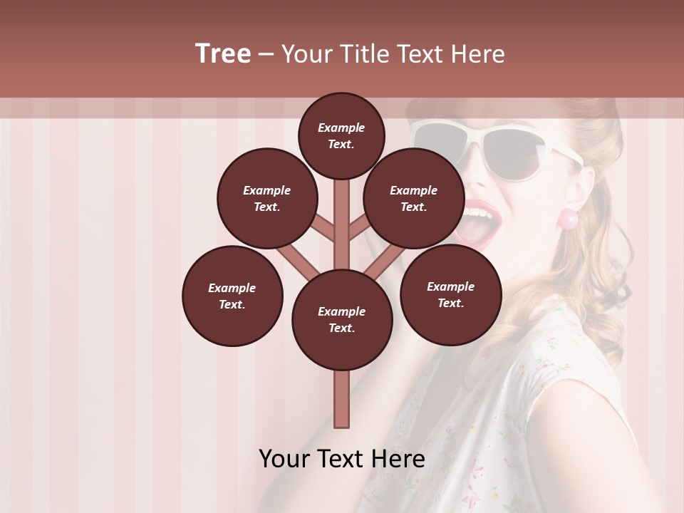Expressive Pop Sunglasses PowerPoint Template