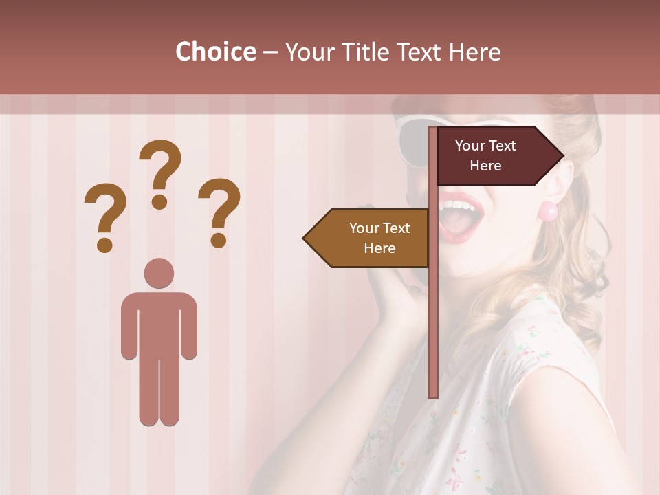 Expressive Pop Sunglasses PowerPoint Template