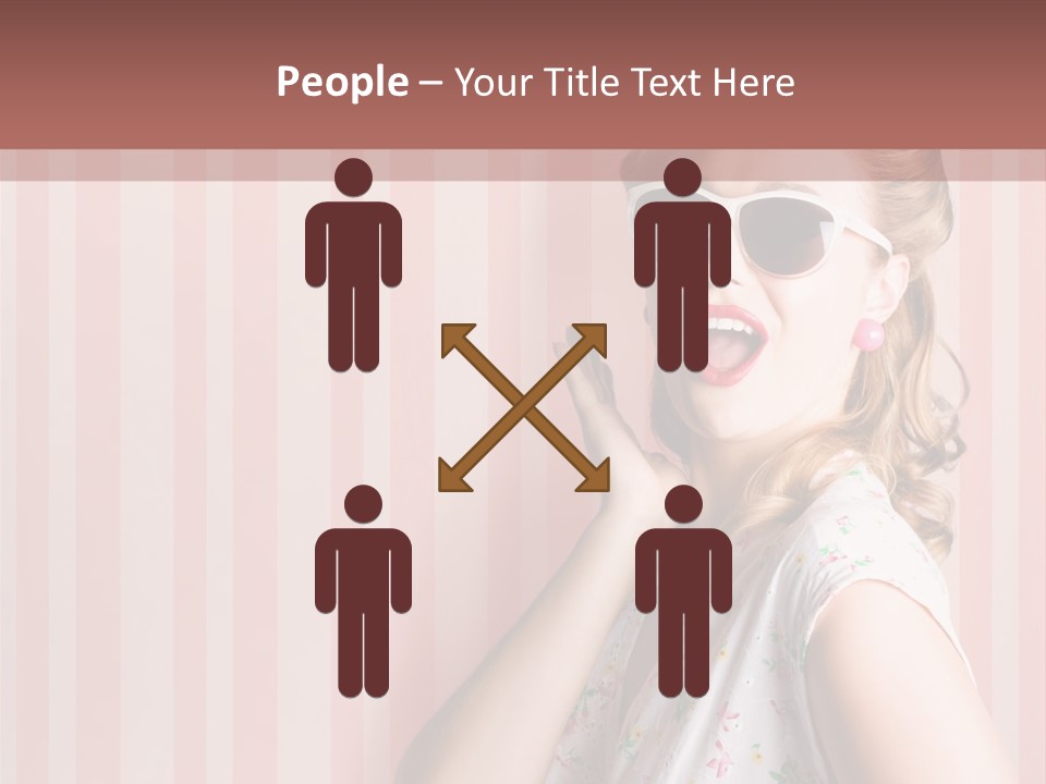 Expressive Pop Sunglasses PowerPoint Template
