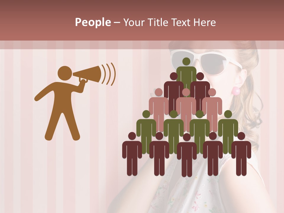 Expressive Pop Sunglasses PowerPoint Template
